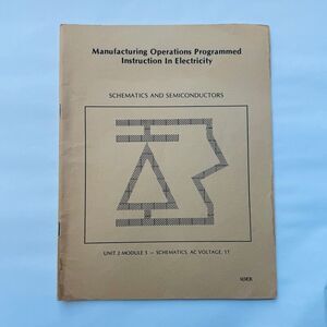 Vintage Xerox‎ 1977 Operations Manual Manufacturing Equipment Book Electricity